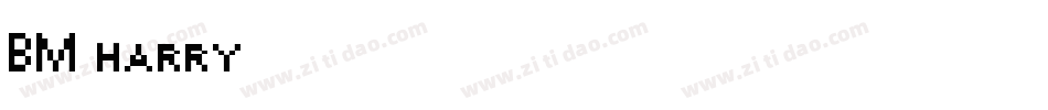 BM harry字体转换